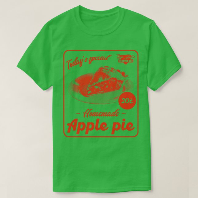 Retro Aesthetic Diner Ad T-Shirt (Design Front)