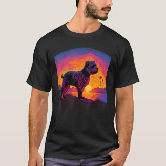 Retro Aesthetic Glen Of Imaal Terrier Dog T-Shirt