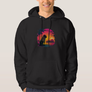 Retro Aesthetic Pug Dog Hoodie