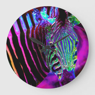 Retro Africa 3 Wall Clocks & Numeral Options