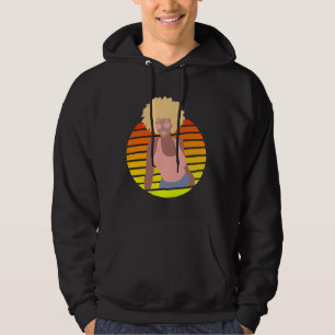 RETRO AFRO QUEEN - AFRO AMERICAN QUEEN HOODIE