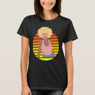 RETRO AFROQUEEN - AFRO AMERICAN QUEEN - T-Shirt