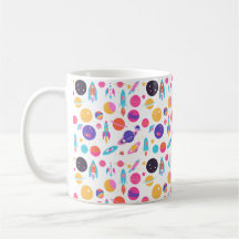 Retro AI Generated Space Mug