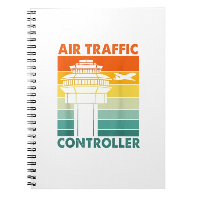 Retro Air Traffic Controller  Notebook (Front)