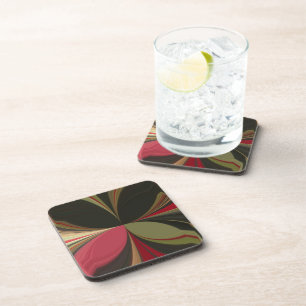 Retro Akuna Matata Gifts chic apparel Color design Coaster