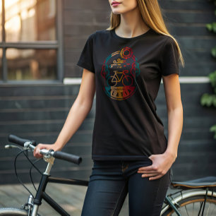 Retro Alafia Bike Trail Personalised Water Bottle T-Shirt