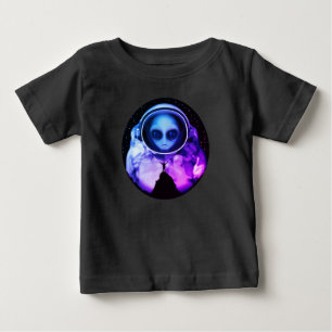 Retro Alien Astronaut Baby T-Shirt