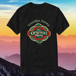 Retro Almost All Original Parts Personalised T-Shirt