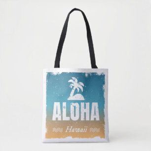 Retro Aloha Hawaii Tote Bag