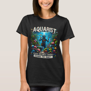 Retro Altum Angelfish with Caption (Pterophyllum a T-Shirt