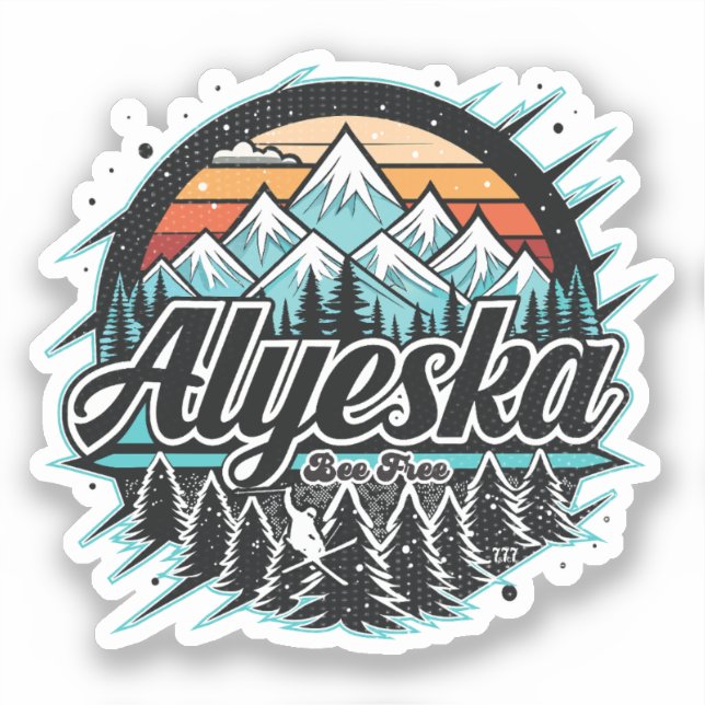 Retro Alyeska Ski (Front)