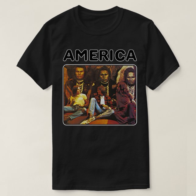 Retro america band rock gift for fans Essential  T-Shirt (Design Front)