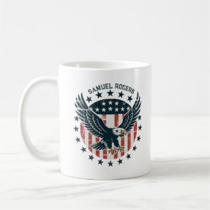 Retro American Eagle  Coffee Mug