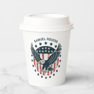 Retro American Eagle Paper Cups