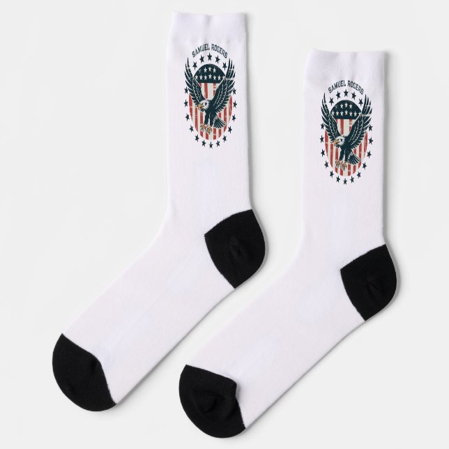 Retro American Eagle  Socks (Left)