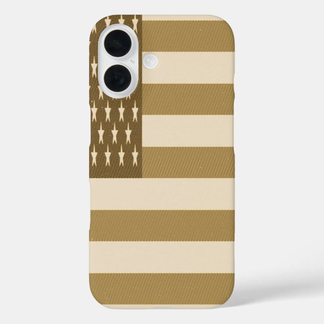 Retro American Flag  Case-Mate iPhone Case (Back)