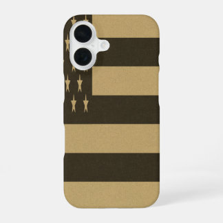 Retro American Flag  iPhone 16 Case