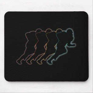 Retro  American football Artwork Mouse Mat