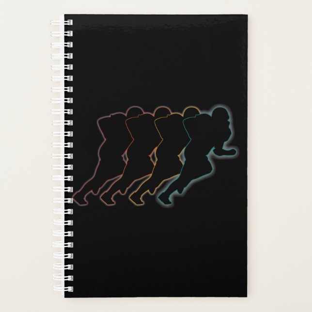 Retro  American football Artwork Planner (Front)