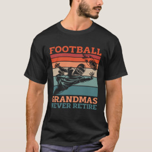 Retro American Football Footballer Vintage Footbal T-Shirt