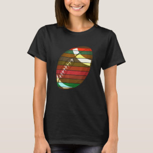 Retro American Football Vintage Ball Rugby Union T T-Shirt