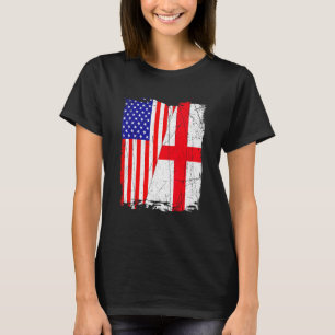 Retro American X0008 England Flag Men Women Patrio T-Shirt
