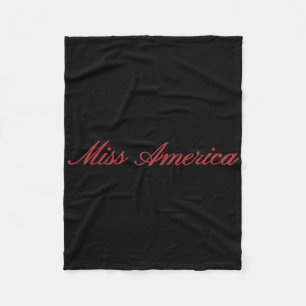 Retro Americana Ba Fleece Blanket