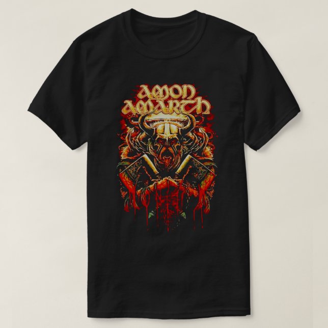 Retro Amon Amarth Cool Music Gifts For Fan T-Shirt (Design Front)