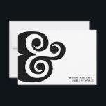 Retro Ampersand Typography Wedding Save the Date<br><div class="desc">Minimal save the date card features bold 70s inspired ampersand. Personalise the back with your wedding details, including names, wedding date, location and website. Add your custom wording to this design by using the "Edit this design template" boxes on the right hand side of the item, or click the blue...</div>