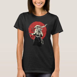 Retro Ancient Japan Samurai Warrior  Vintage Tokyo T-Shirt