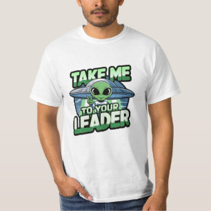 Retro and Cute Alien Graphics for Enthusiasts T-Shirt