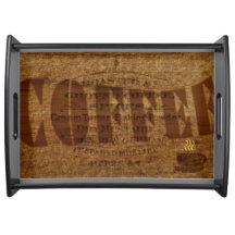 Retro and Vintage Coffee Label and Art