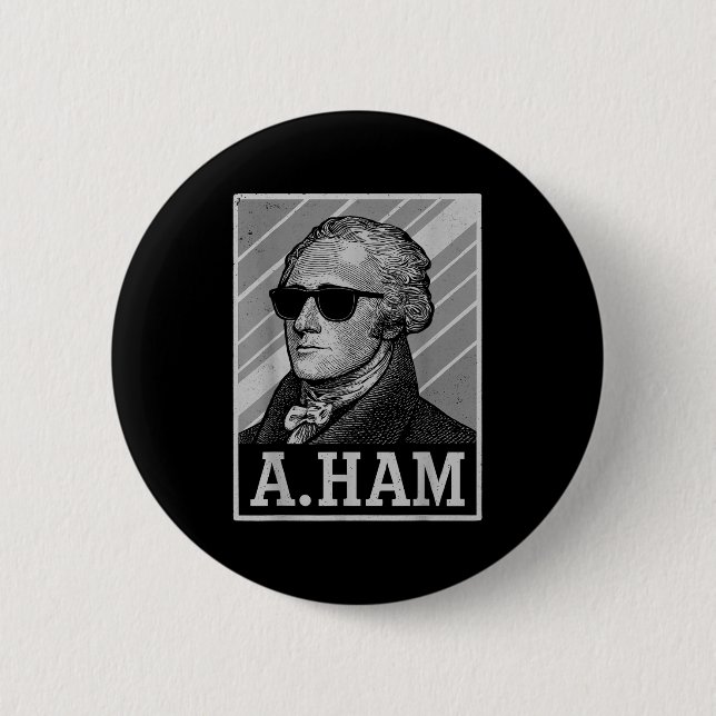 Retro Ander Hamilton Tee Funny Saying Men Women Ki 6 Cm Round Badge (Front)