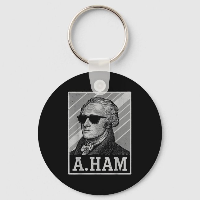 Retro Ander Hamilton Tee Funny Saying Men Women Ki Key Ring (Front)