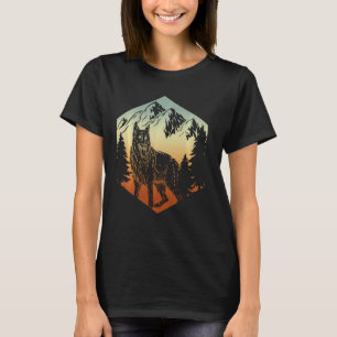 Retro Animal Dog   German Shepherd T-Shirt