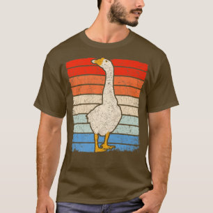 Retro Animal Goose Lover Farmer Farm Bird Goose T-Shirt