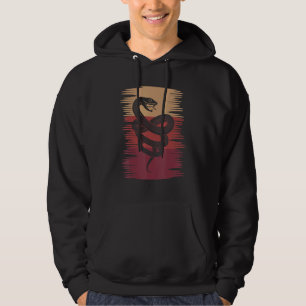 Retro Animal Snake Reptile Keeper Pet Snake 1 Hoodie