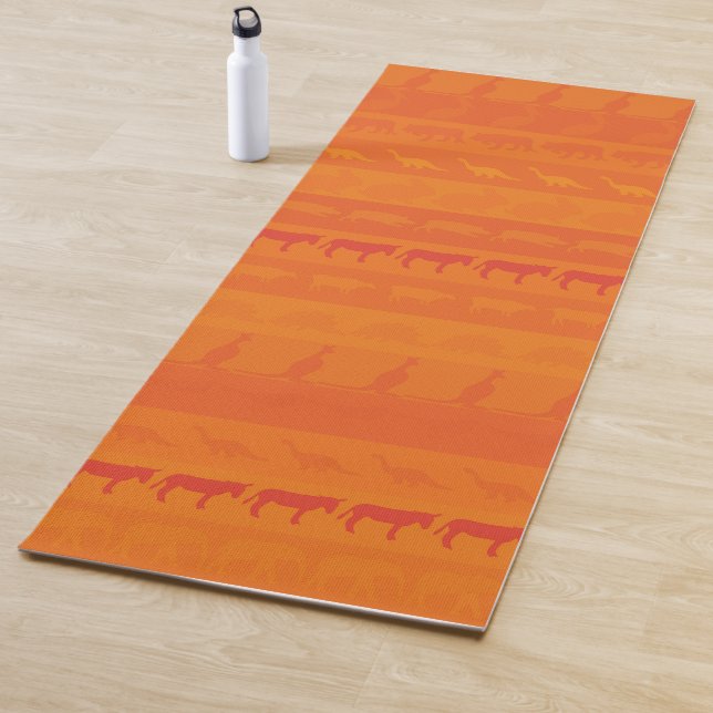 Retro Animals Yoga Mat (In Situ)
