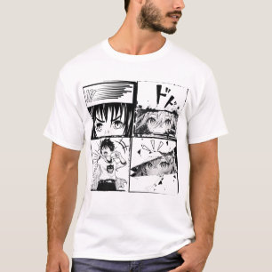 Retro Anime actions grids T-Shirt