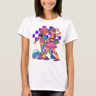 Retro Anime Duo Graphic Tee