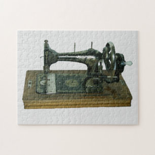 RETRO ANTIQUE SEWING MACHINE PUZZLE