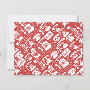 Retro Any Colour Telephone Pattern