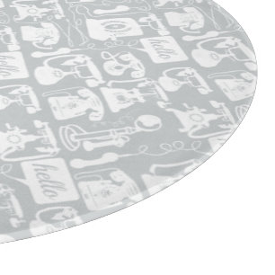 Retro Any Colour Telephone Pattern Cutting Board