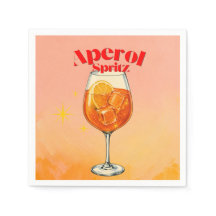 Retro Aperol Spritz Cocktail Party 