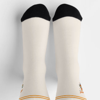 Retro Aperol Spritz Fun Cocktail Lover Gift Orange Socks