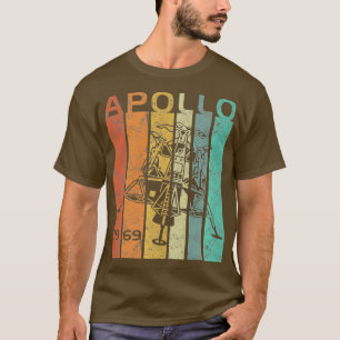 Retro Apollo 11 50th Anniversary Moon Landing T-Shirt