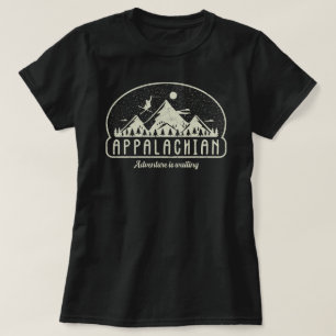 Retro Appalachian Mountains Adventure is Waiting T-Shirt