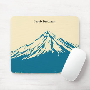 Retro Apres Ski Club Vintage Winter Mouse Mat