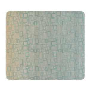 Retro Aqua Cutting Board