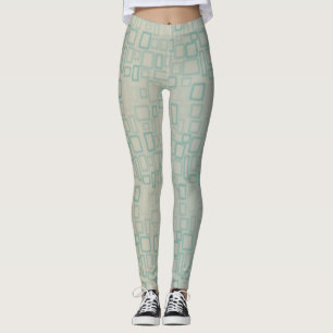 Retro Aqua Leggings